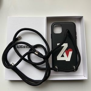 Zadig & Voltaire iPhone 11 crossbody phone case